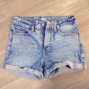 Old navy jean high rise shorts